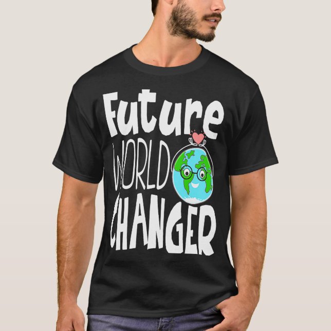 Camiseta Earth Day Future World Changer Environmentalist  9 (Anverso)