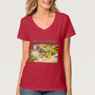 Camiseta Earth Day Gift 🌸Mystical Flowe    women’s t-shirt