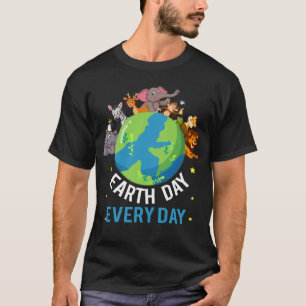 Camiseta Earth Day Love Earth Earth Planet Animals Wildlife