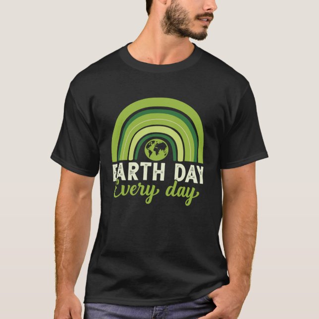 Camiseta Earth Day  Save Our Home Plant More Trees Go Plane (Anverso)