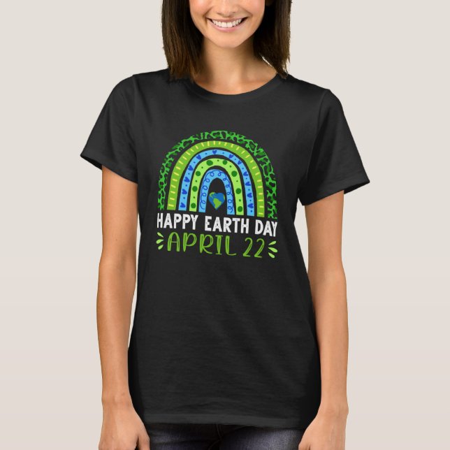 Camiseta Earth Day  Save Our Home Plant More Trees Go Plane (Anverso)