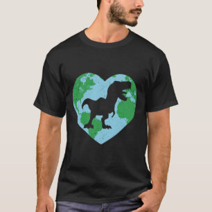 Camiseta Earth Day Trex Funny Earth Day Niños Pequeños Y