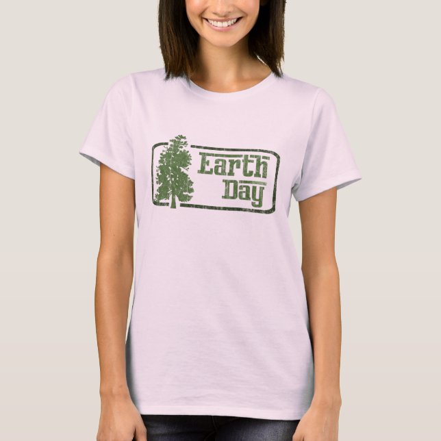 Camiseta Earth Day Womens Organic T-Shirt (Anverso)