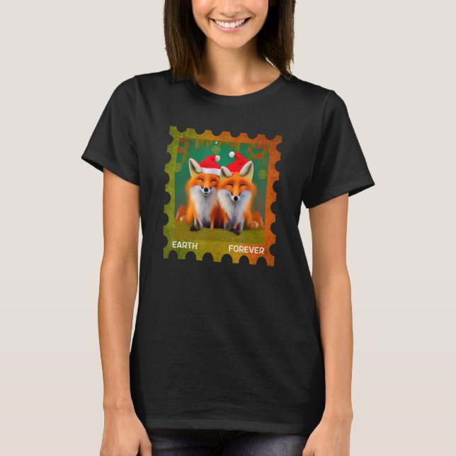 Camiseta EARTH FOREVER Environmental Protection Stamp Chris (Anverso)