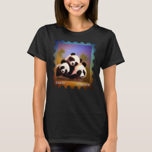 Camiseta EARTH FOREVER Sello de Postage Protect Environment