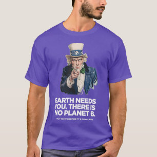 Camiseta Earth needs you