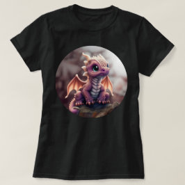 Camiseta Earth Tones Happy Baby Dragon T-Shirt
