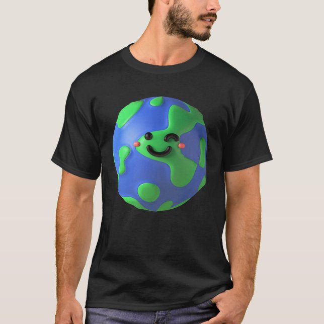 Camiseta Earth winking (Anverso)