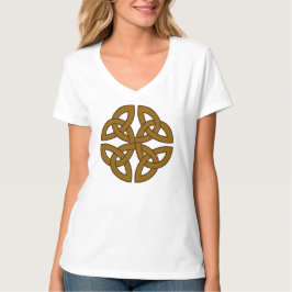Camiseta Earthy Brown Celtic Knot