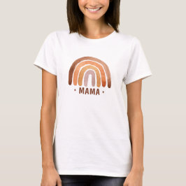 Camiseta Earthy Tone Watercolor Boho Mama