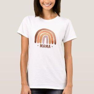 Camiseta Earthy Tone Watercolor Boho Mama