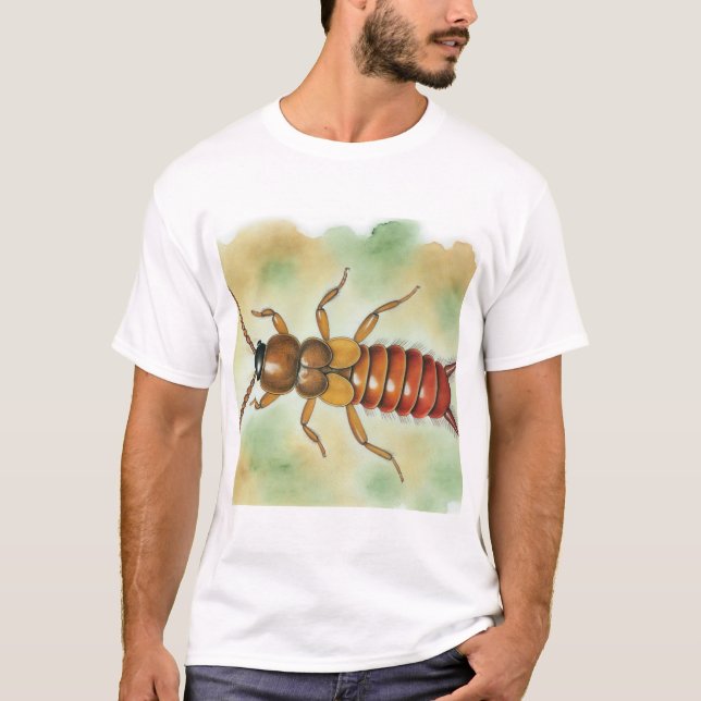 Camiseta Earwig Dermaptera 110924IREF215 - Watercolor (Anverso)