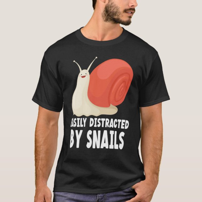 Camiseta easily by snails  snail (Anverso)