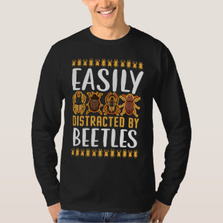 Camiseta Easily Distracted By Beetles Insect Entomology Bug