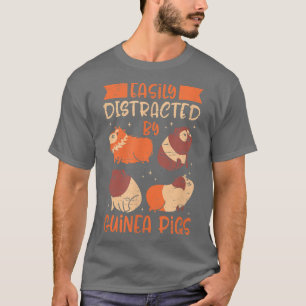 Camiseta Easily Distracted By Guinea Pigs 157