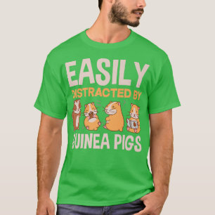 Camiseta Easily Distracted By Guinea Pigs Funny Guinea Pig