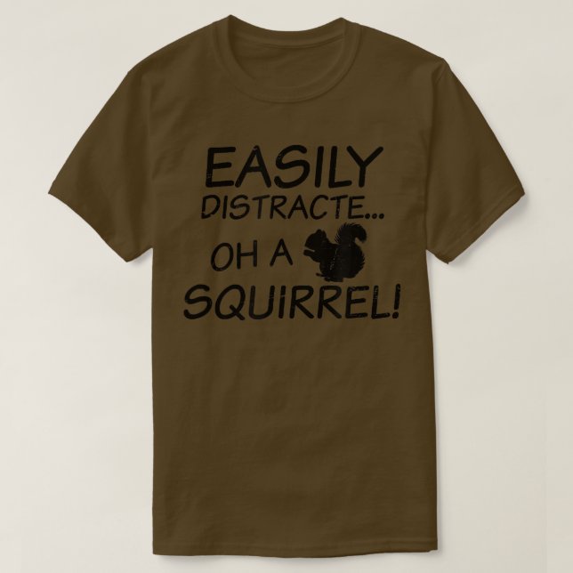 Camiseta Easily Distracted Design ADHD  (Diseño del anverso)