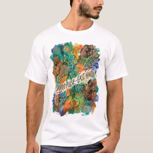 Camiseta East Harlem Manhattan Nueva York El Barrio Mura