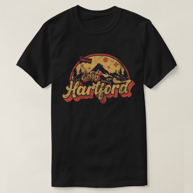 Camiseta East Hartford, Connecticut (Diseño del anverso)