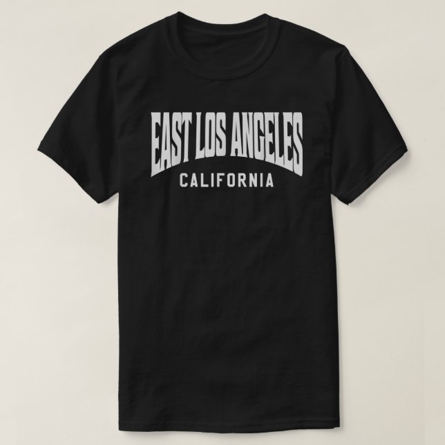 Camiseta East Los Angeles California  (Diseño del anverso)