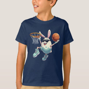 Camiseta Easter Basketball Bunny Egg Dunk Niños Hombres