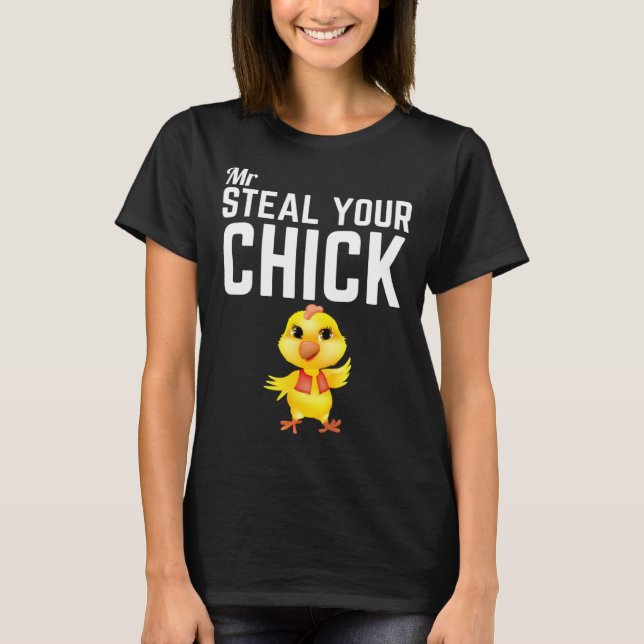 Camiseta Easter Boys Toddlers Mr Steal Your Chick  Spring H (Anverso)