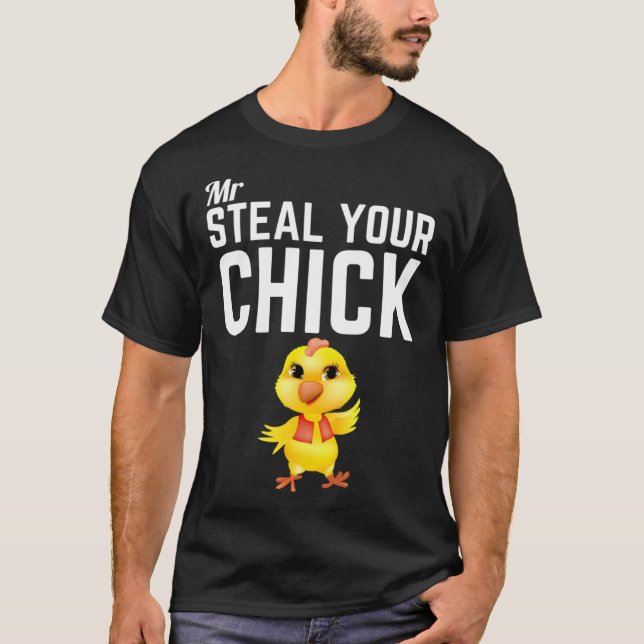 Camiseta Easter Boys Toddlers Mr Steal Your Chick  Spring H (Anverso)