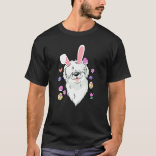 Camiseta Easter Bundy Old English Sheepdog Funny Rabbit Ear
