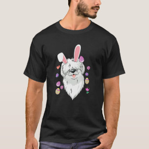 Camiseta Easter Bundy Old English Sheepdog Funny Rabbit Ear