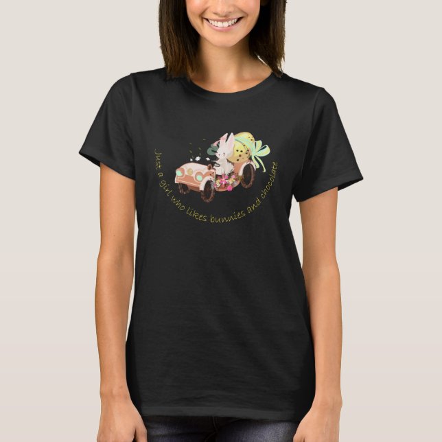 Camiseta Easter Bunnies and Chocolate Forsythia Easter Flow (Anverso)