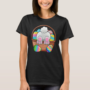 Camiseta Easter Bunny Basket Eggys Rabbit Easter Day Mujere