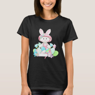 Camiseta Easter Bunny Basket Eggys Rabbit Easter Day Mujere