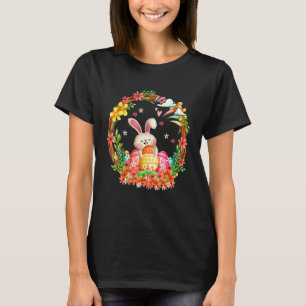 Camiseta Easter Bunny Basket Eggys Rabbit Easter Day Mujere