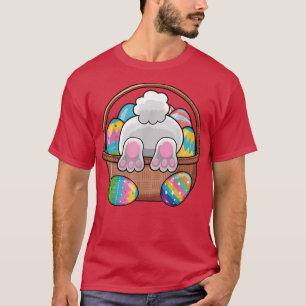 Camiseta Easter Bunny Basket Eggys Rabbit Easter Day Mujere