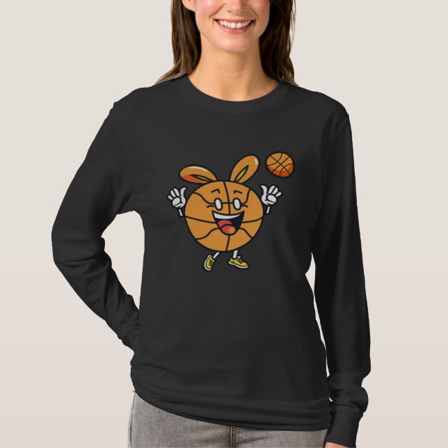 Camiseta Easter Bunny Basketball Easter (Anverso)