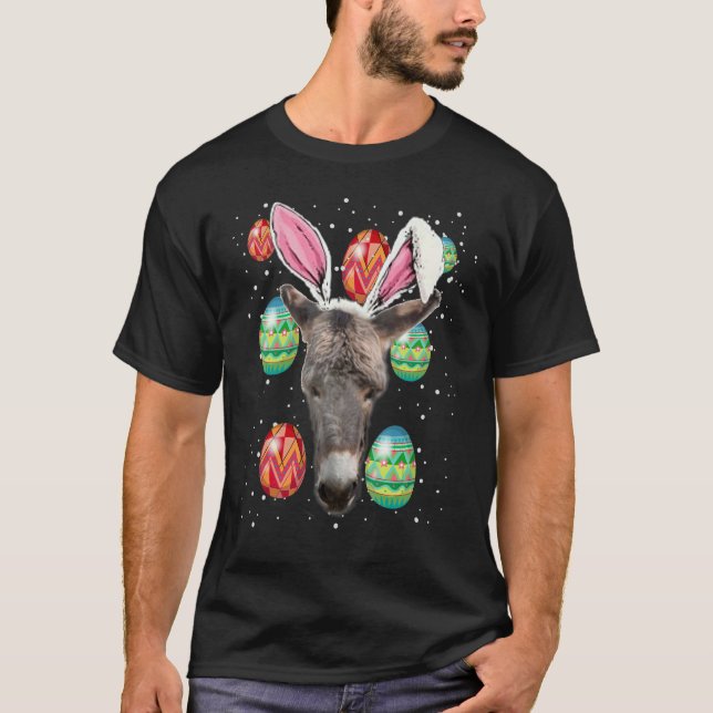 Camiseta Easter Bunny Donkey Funny Farmer Easter Donkey (Anverso)