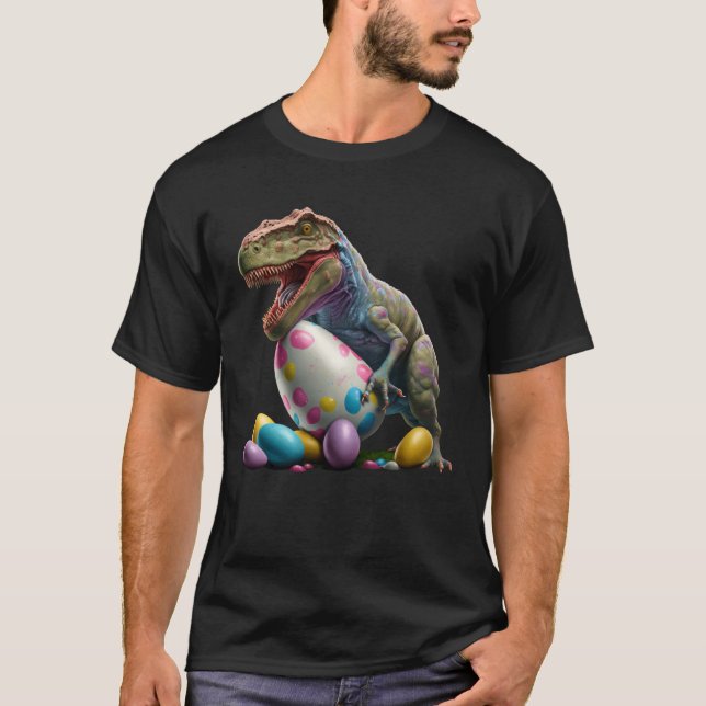 Camiseta Easter Bunny Easter Dinosaur Egg Easter friend Eas (Anverso)