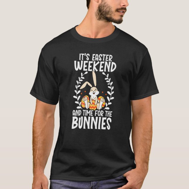 Camiseta Easter Bunny Egg Hunting  2 (Anverso)