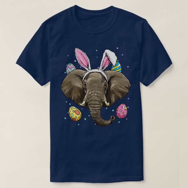Camiseta Easter Bunny Elephant Funny Easter Elephant (Diseño del anverso)