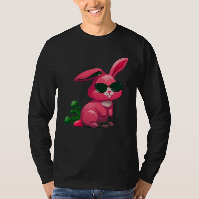 Camiseta Easter Bunny Faces cool Easter Rabbit Bunnies  5 (Anverso)