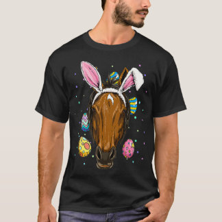 Camiseta Easter Bunny Horse Funny Easter Horse Lover