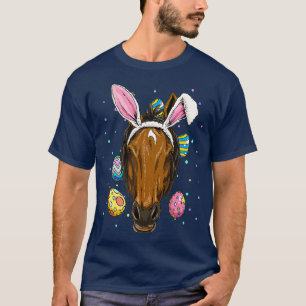 Camiseta Easter Bunny Horse Funny Easter Horse Lover