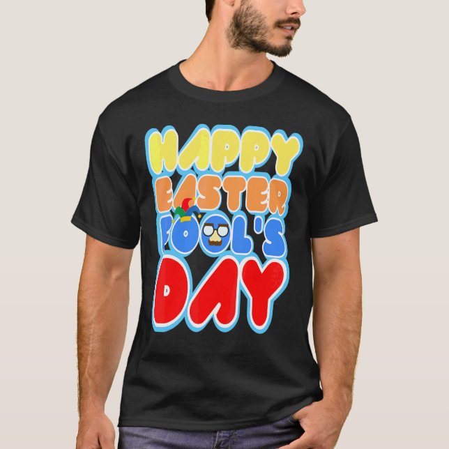Camiseta Easter Bunny Rabbit Eggs April Fool's Day  Funny 2 (Anverso)