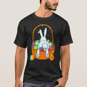 Camiseta Easter Bunny Rabbit Eggs Caza de Huevos Niña