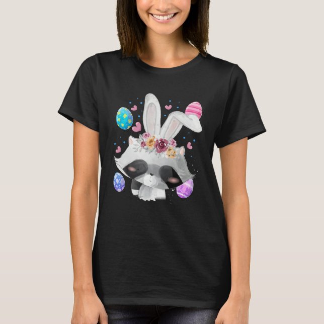 Camiseta Easter Bunny Raccoon   Easter Raccoon (Anverso)