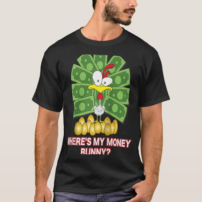 Camiseta Easter Bunny Saying Raglan Baseball (Anverso)