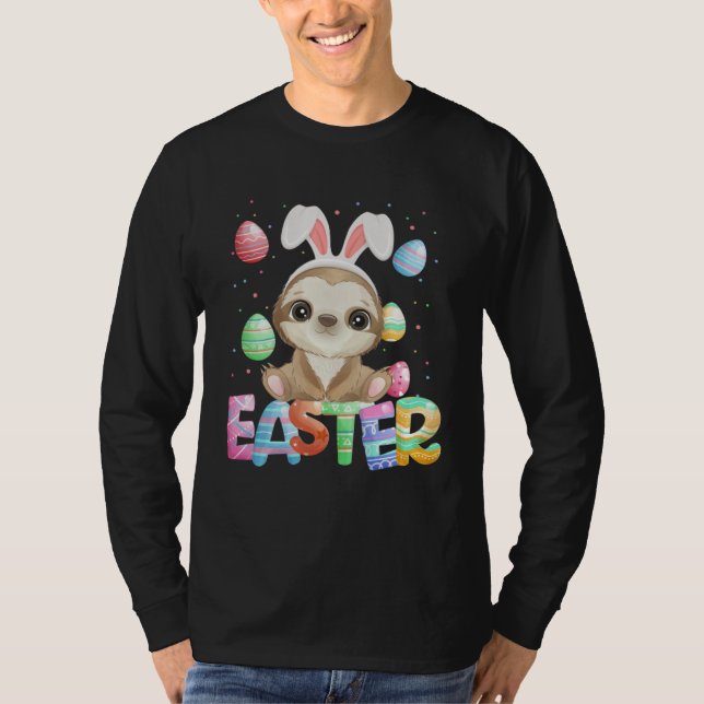Camiseta Easter Bunny Sloth   Easter Sloth (Anverso)