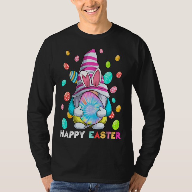 Camiseta Easter Bunny Spring Gnome Easter Egg Hunting And B (Anverso)