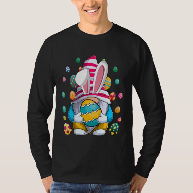 Camiseta Easter Bunny Spring Gnome Easter Egg Hunting And B (Anverso)