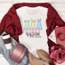 Camiseta Easter Bunny Square Teacher Level Team